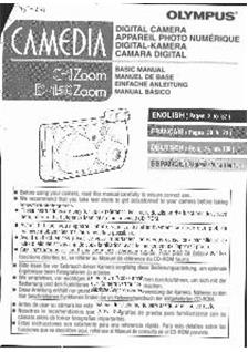 Olympus C 1 Zoom manual. Camera Instructions.